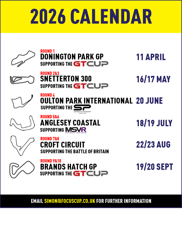 Focus Cup 2026 Calendar