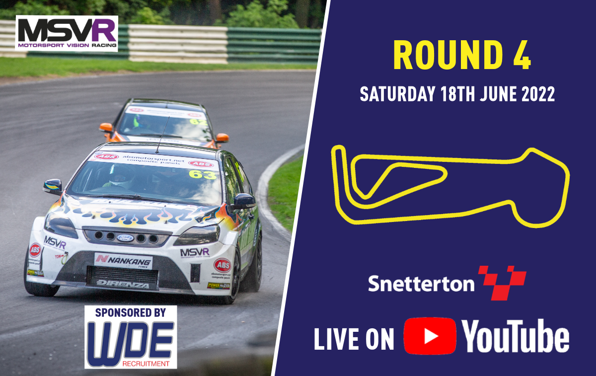 Watch Round 4 At Snetterton Circuit LIVE On Youtube